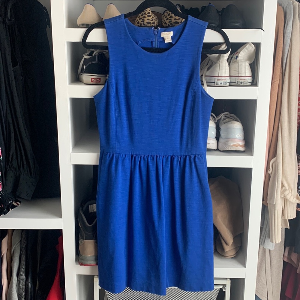J crew blue dress